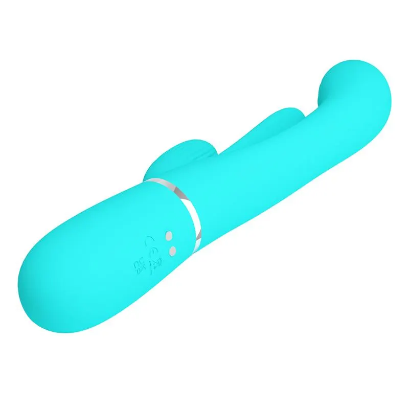 Shania Vibrador con Lengua y Thumping Turquesa · PRETTYLOVE · Vibradores — photo 7