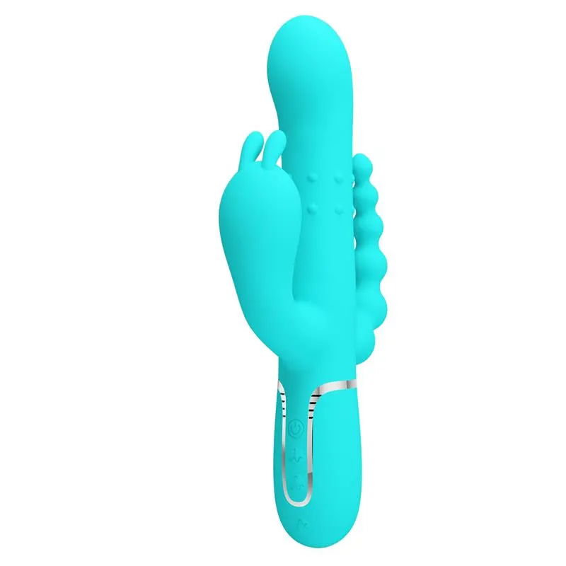 Cammy Vibrador con Bolas Rotadoras y Cadena Anal · PRETTYLOVE · Vibradores — Foto 2