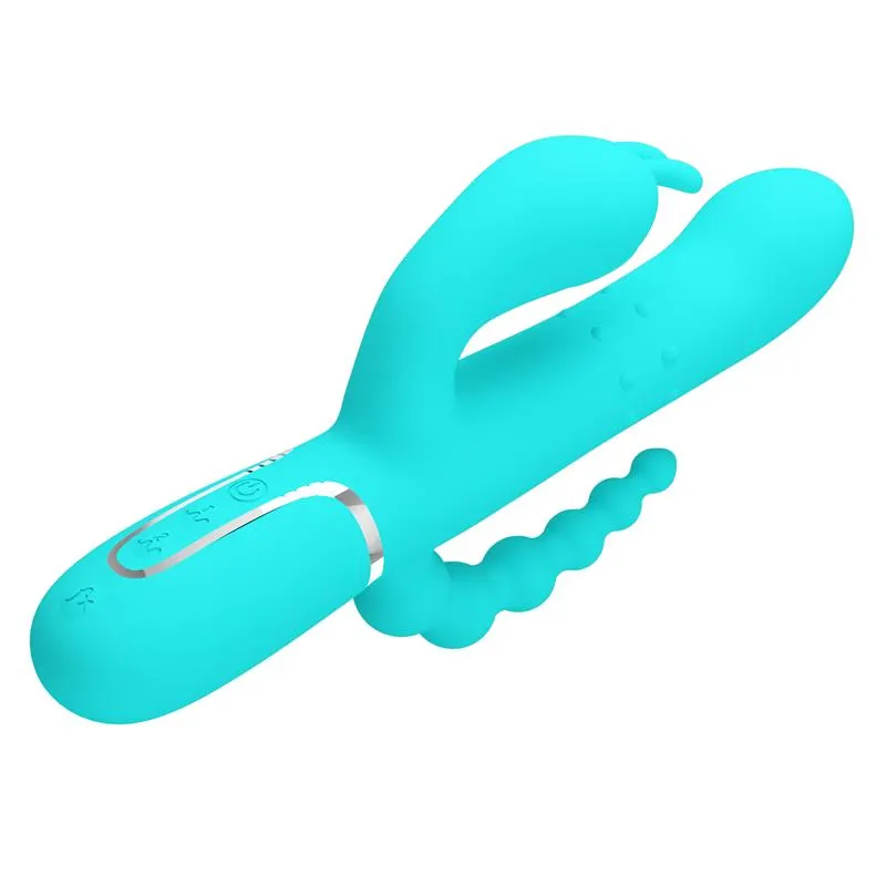 Cammy Vibrador con Bolas Rotadoras y Cadena Anal · PRETTYLOVE · Vibradores — Foto 4