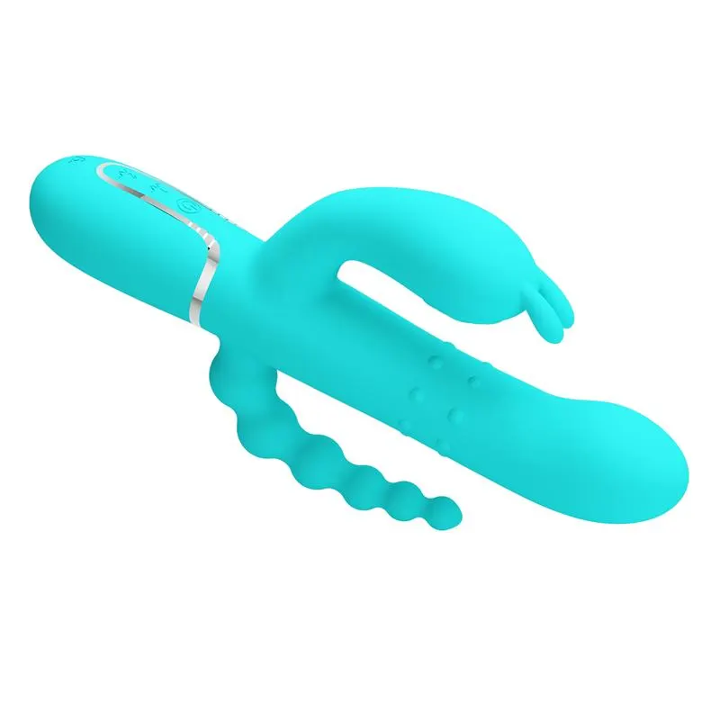 Cammy Vibrador con Bolas Rotadoras y Cadena Anal · PRETTYLOVE · Vibradores — Foto 5