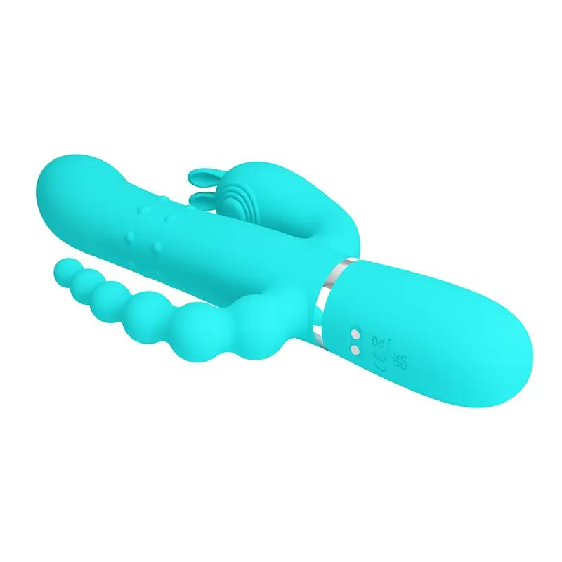 Cammy Vibrador con Bolas Rotadoras y Cadena Anal · PRETTYLOVE · Vibradores — Foto 6