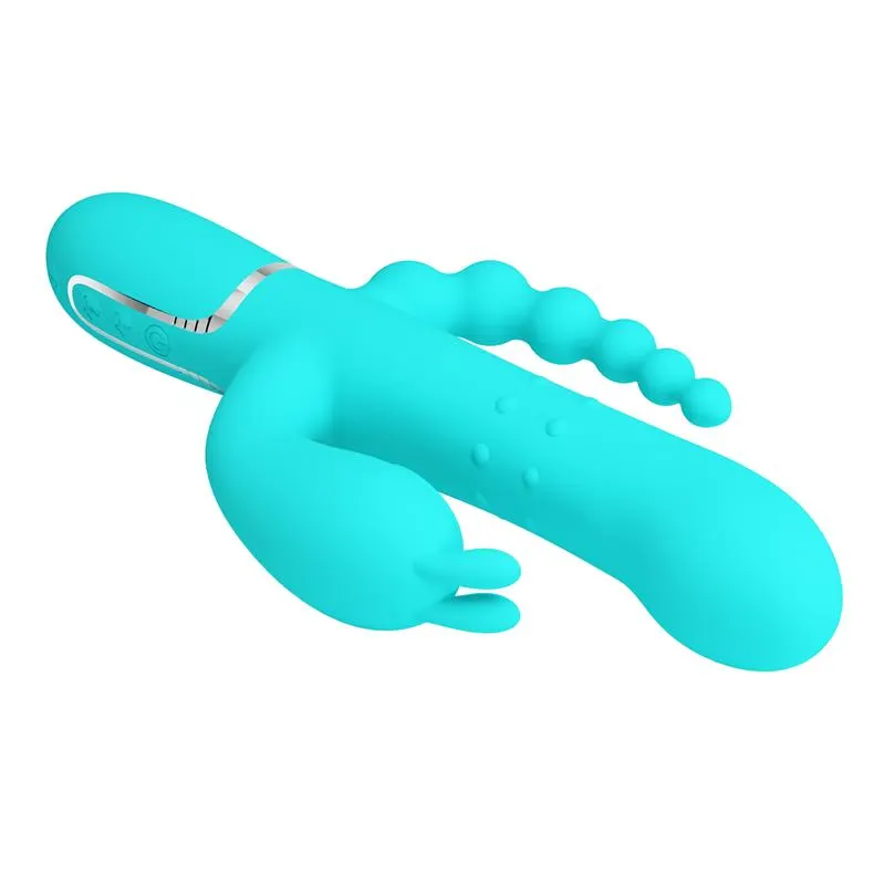 Cammy Vibrador con Bolas Rotadoras y Cadena Anal · PRETTYLOVE · Vibradores — Foto 7