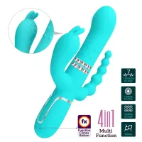 Cammy Vibrador con Bolas Rotadoras y Cadena Anal · PRETTYLOVE · Vibradores