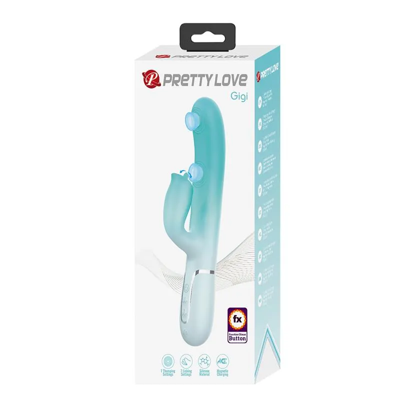 Gigi Vibrador con Thumping y Licking · PRETTYLOVE · Vibradores — Foto 11