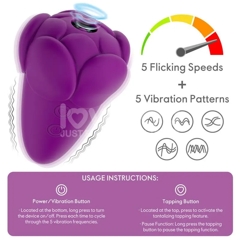Flicker Estimulador con Flicking Púrpura · LOVETOY · Estimuladores de Clítoris — Foto 9