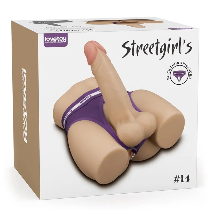 Streetgirls 15 Masturbador con Dildo Articulable · LOVETOY · Masturbadores Él