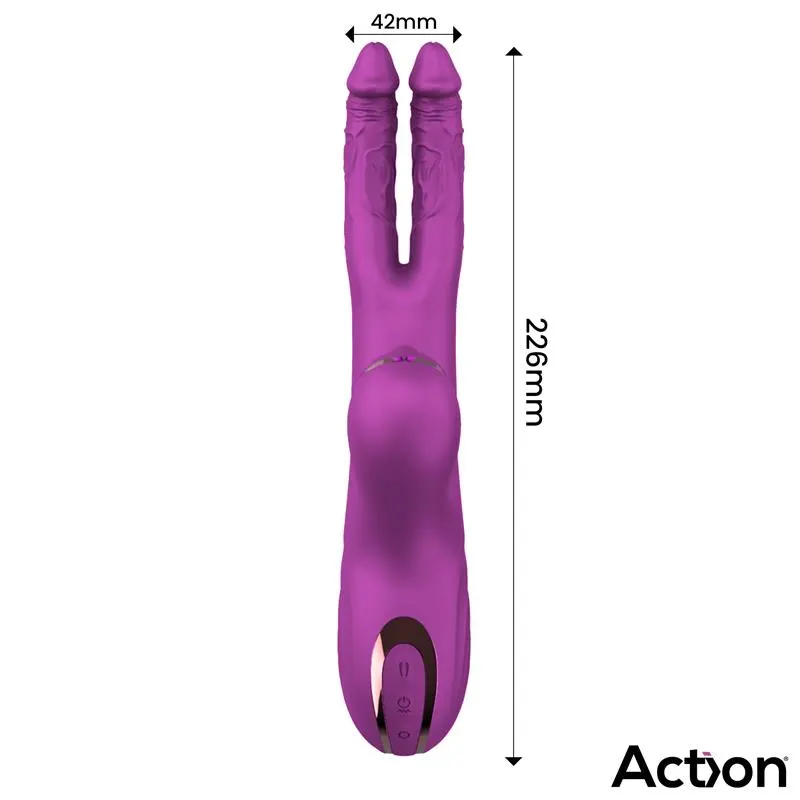 Nico Vibrador con Dildos Alternantes y Bola Percutora 4 Motores · ACTION · Vibradores — photo 8