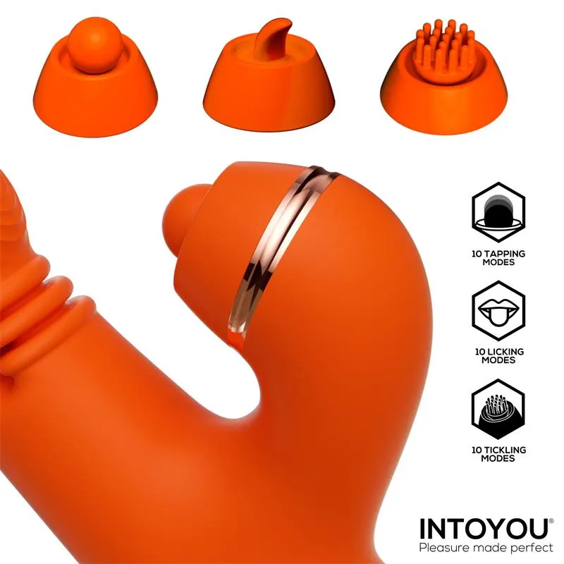 Ethan Vibrador Masaje 360º para el Punto G y Cabezales Intercambiables · INTOYOU · Vibradores — Foto 4