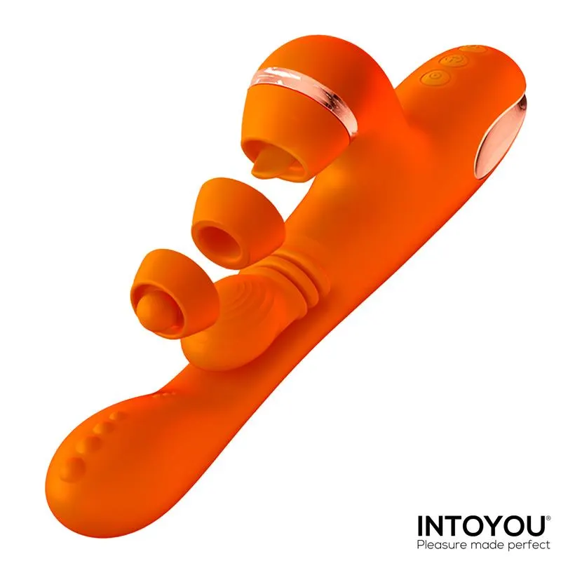Ethan Vibrador Masaje 360º para el Punto G y Cabezales Intercambiables · INTOYOU · Vibradores — Foto 7