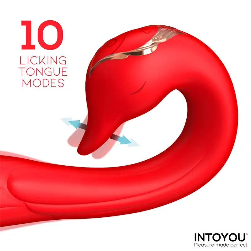 Swana Vibrador con Lengua y Ángulo Ajustable · INTOYOU · Vibradores — Foto 3