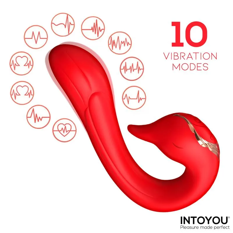 Swana Vibrador con Lengua y Ángulo Ajustable · INTOYOU · Vibradores — Foto 4