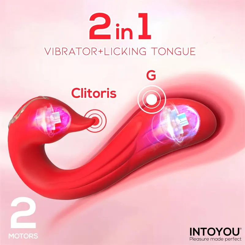 Swana Vibrador con Lengua y Ángulo Ajustable · INTOYOU · Vibradores — Foto 5