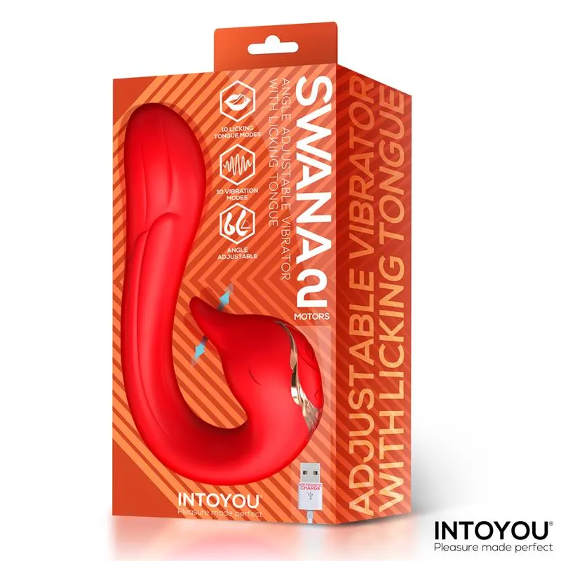 Swana Vibrador con Lengua y Ángulo Ajustable · INTOYOU · Vibradores — Foto 9