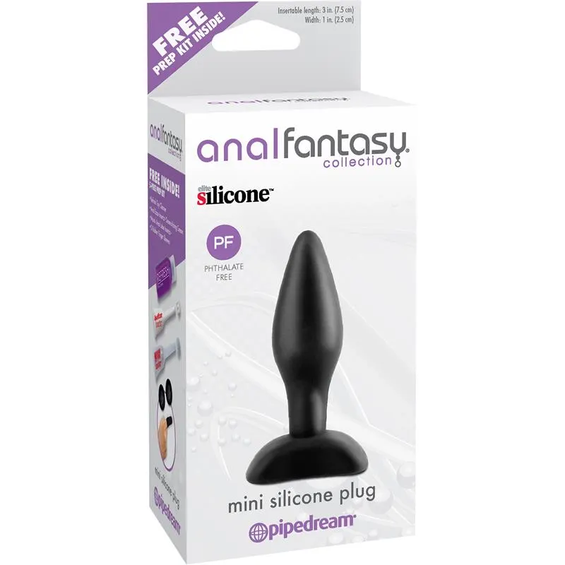 Plug Anal Mini Silicona - Color Negro · ANAL FANTASY COLLECT. · Anal — Foto 3