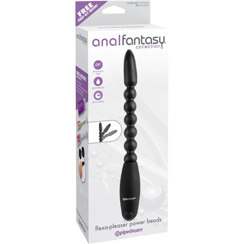 Bolas Anales con Vibración Flexa Pleaser Negro · ANAL FANTASY COLLECT. · Anal — photo 3