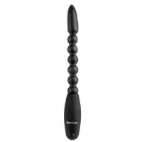 Bolas Anales con Vibración Flexa Pleaser Negro · ANAL FANTASY COLLECT. · Anal