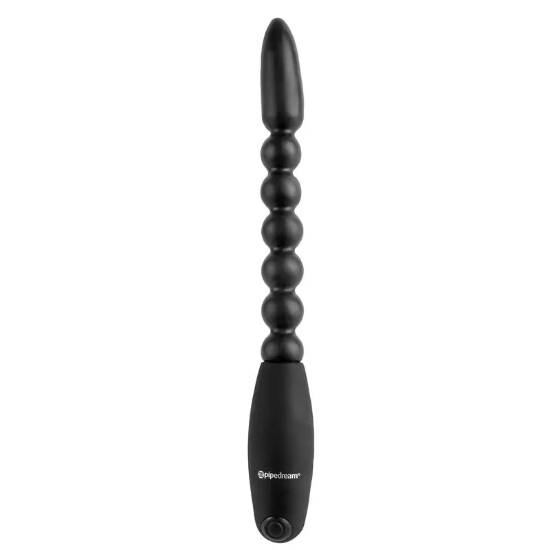 Bolas Anales con Vibración Flexa Pleaser Negro · ANAL FANTASY COLLECT. · Anal