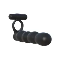 Fantasy C-Ringz Anillo Doble Penetrador Flexible Negro · FANTASY C-RINGZ · Anillos para el Pene