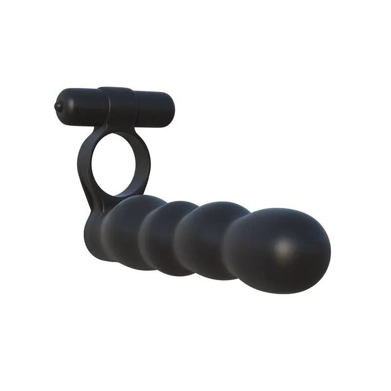Fantasy C-Ringz Anillo Doble Penetrador Flexible Negro · FANTASY C-RINGZ · Anillos para el Pene