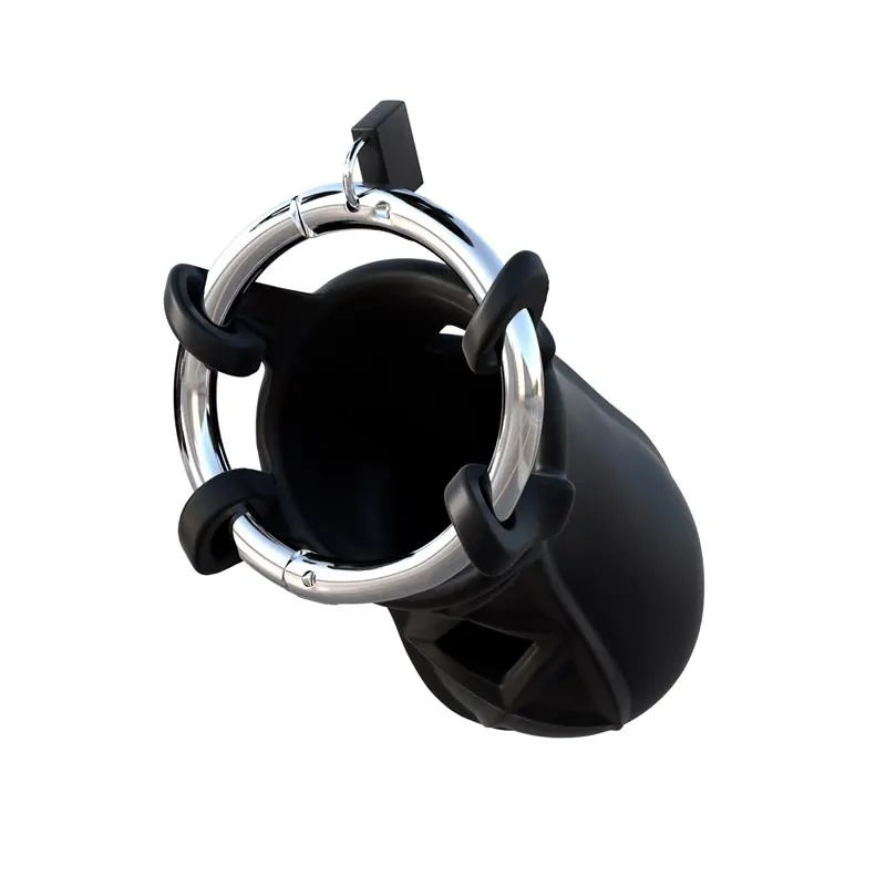 Fantasy C-Ringz Jaula de Bloqueo extremo de Silicona Color Negro · FANTASY C-RINGZ · Castidad — photo 8