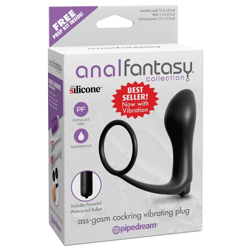 Plug Vibrador con Anillo para el Pene Incorporado · ANAL FANTASY COLLECTION · ANAL FANTASY COLLECT. · Anal — photo 4