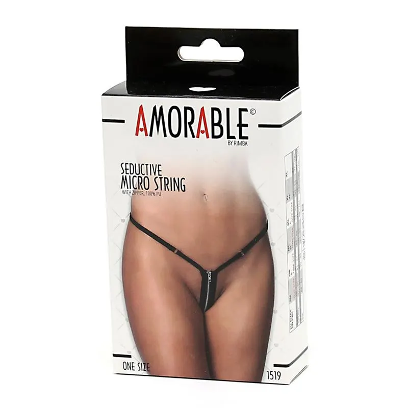 Micro Tanga con Cremallera Talla Unica · AMORABLE · Tangas y Braguitas — photo 3