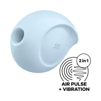 Sugar Rush Succionador de Clítoris y Vibración Azul · SATISFYER · Estimuladores de Clítoris