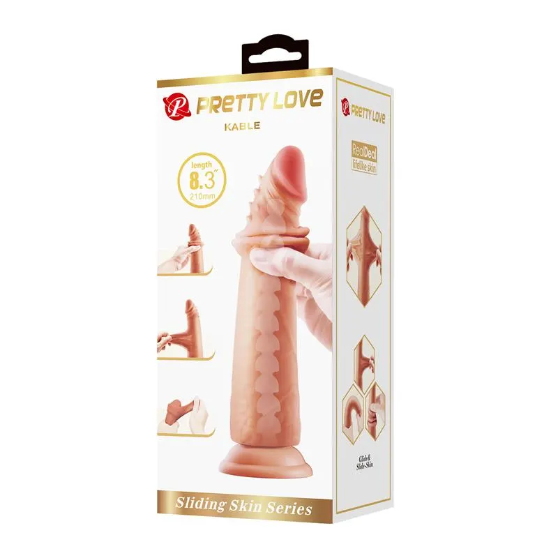 Kable Dildo Piel Deslizante Retractil 8.3 · PRETTYLOVE · Dildos — Foto 8