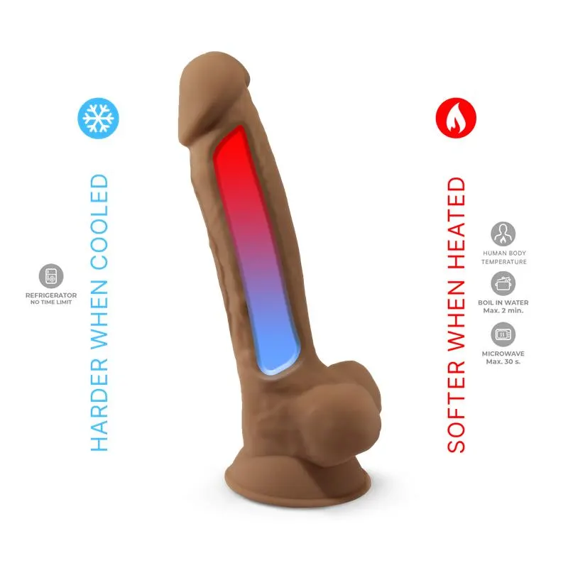 Dildo Dual Density Mod. 1 - 7 Caramel · SILEXD · Dildos — Foto 4