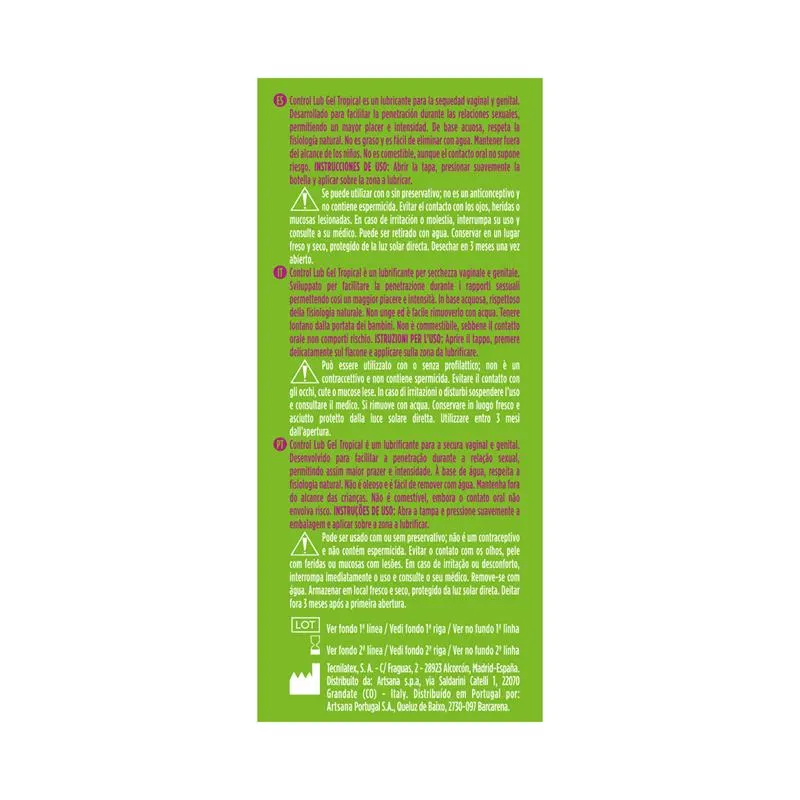 Lubricante Tropical 75 ml · CONTROL · Lubricantes — photo 3