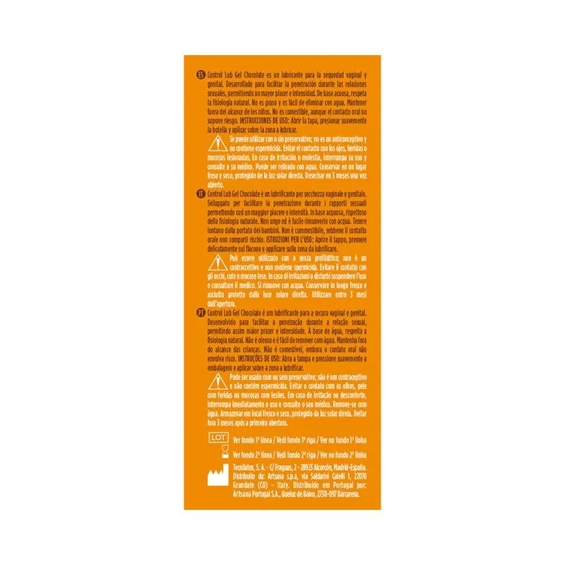 Lubricante Chocolate 75 ml · CONTROL · Lubricantes — photo 3