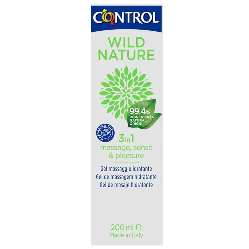 Gel de Masaje Wild Nature 200 ml · CONTROL · Cuidado Íntimo y Masaje — foto 2