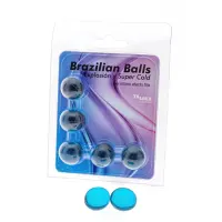 Set 5 Brazilian Balls Gel Excitante Efecto Frío · BRAZILIAN BALLS · Cuidado Íntimo y Masaje