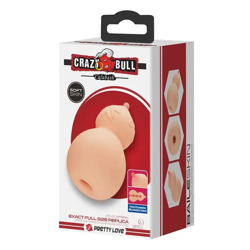 Calabash Masturbador Forma de Pecho · CRAZY BULL · Masturbadores Él — photo 7