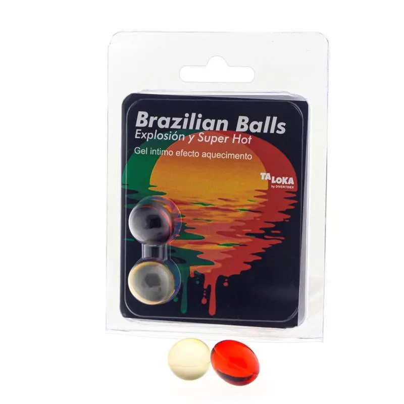 Set 2 Brazilian Balls Excitante Efecto Supercalentamieto · BRAZILIAN BALLS · Cuidado Íntimo y Masaje