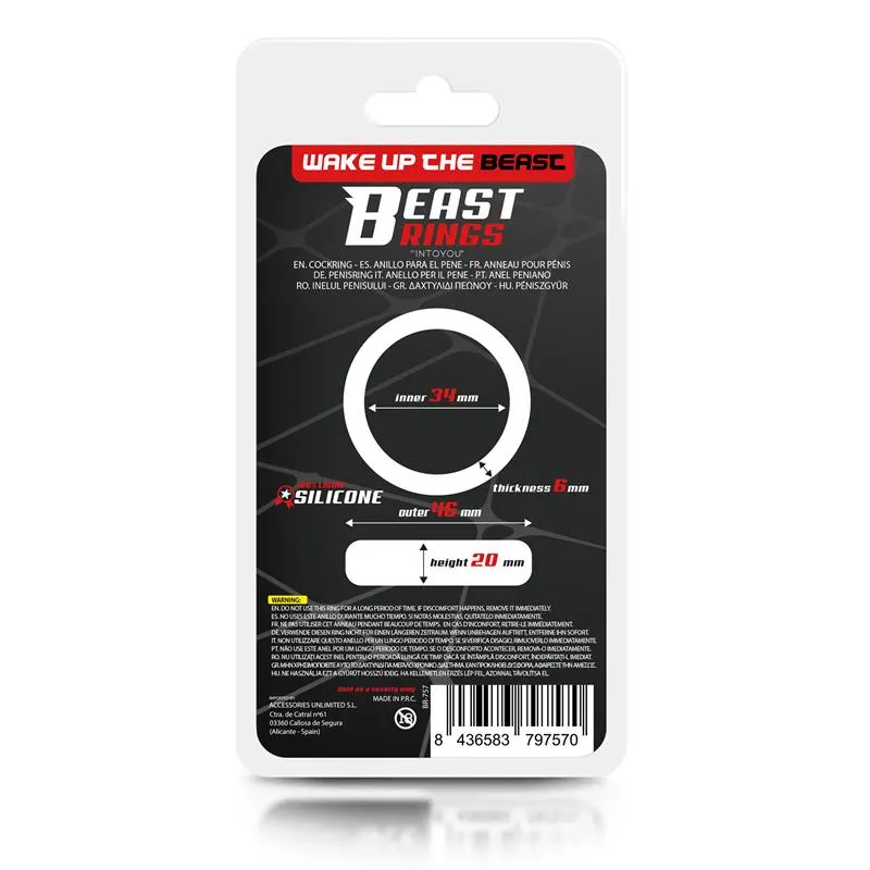 Anillo para el Pene Silicona Líquida 3.4 cm · BEAST RINGS · Anillos para el Pene — Foto 2