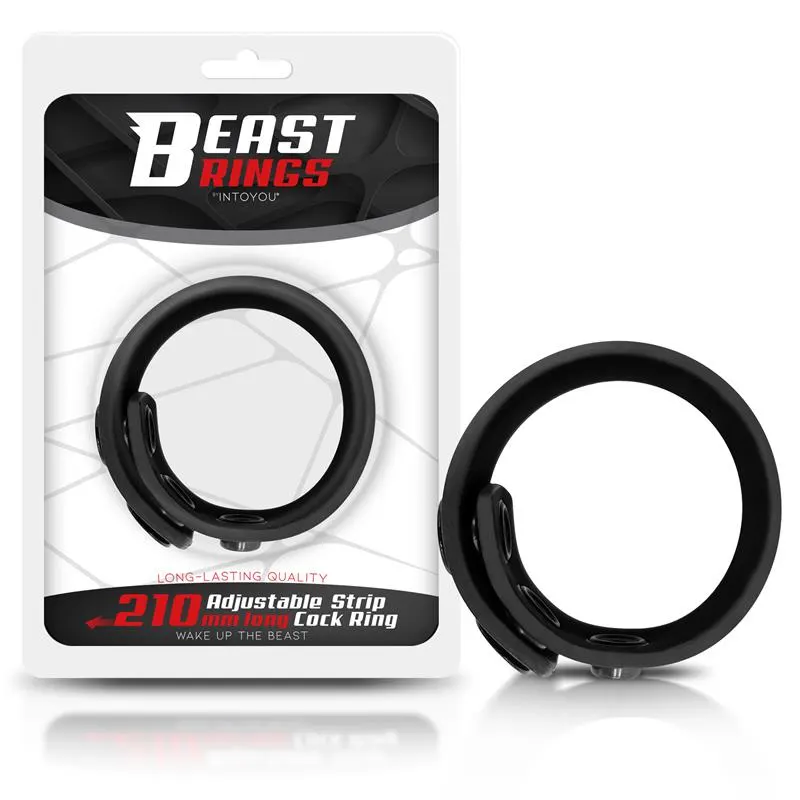 Anillo Pene Ajustable Silicona Sólida 15-21 cm · BEAST RINGS · Anillos para el Pene