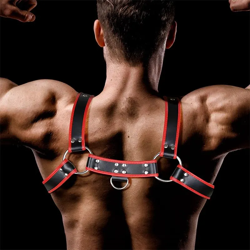 Odiseo Arnés Masculino para el Pecho Cuero Vegano · INTOYOU BDSM LINE · Accesorios y Sets — photo 3