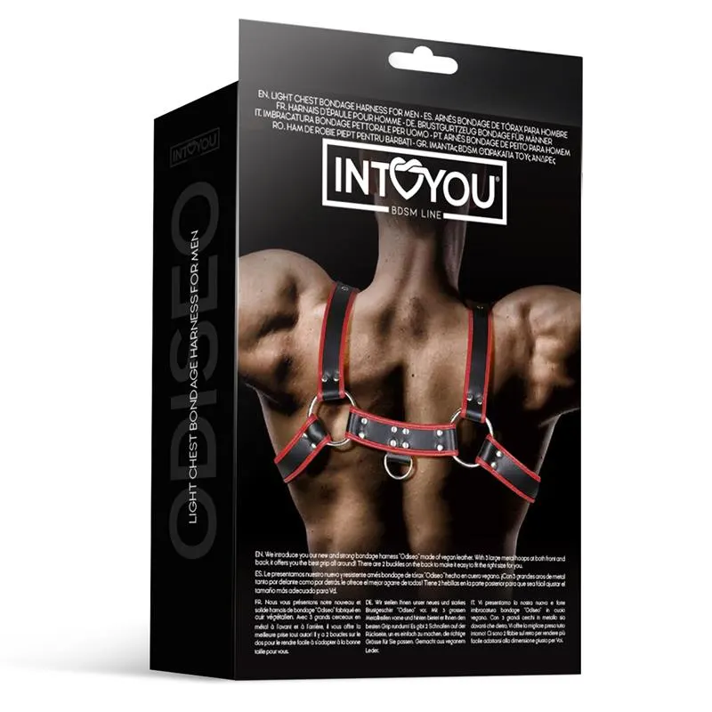 Odiseo Arnés Masculino para el Pecho Cuero Vegano · INTOYOU BDSM LINE · Accesorios y Sets — photo 5