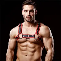 Odiseo Arnés Masculino para el Pecho Cuero Vegano · INTOYOU BDSM LINE · Accesorios y Sets