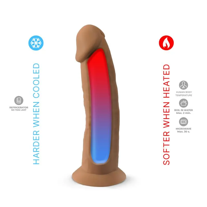 Dildo Dual Density Mod. 2 - 7.5 Caramel · SILEXD · Dildos — Foto 3