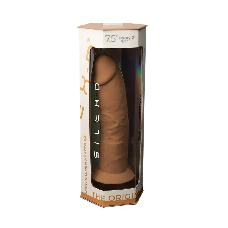 Dildo Dual Density Mod. 2 - 7.5 Caramel · SILEXD · Dildos — Foto 5