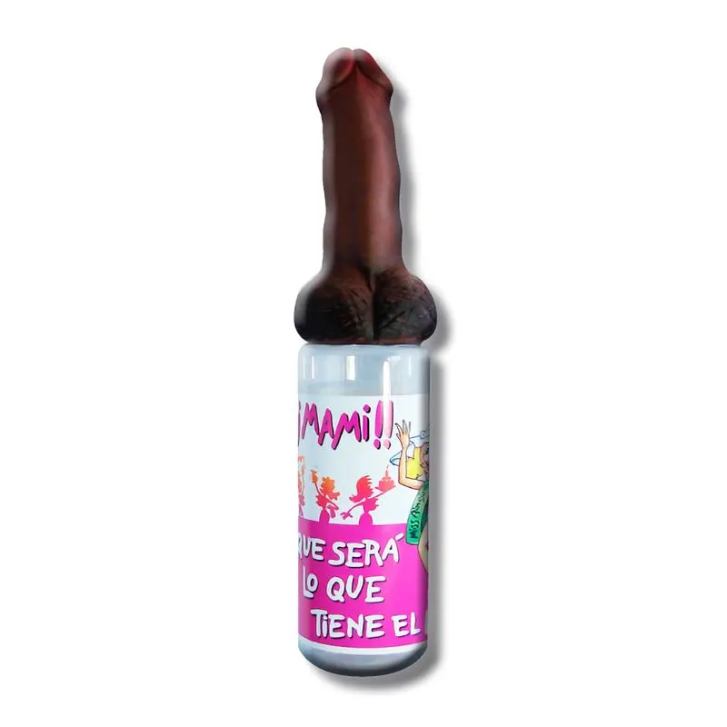 Biberón en Forma de Pene Gigante Mulato 1200 ml · DIVERTY SEX · Juegos y Complementos Divertidos