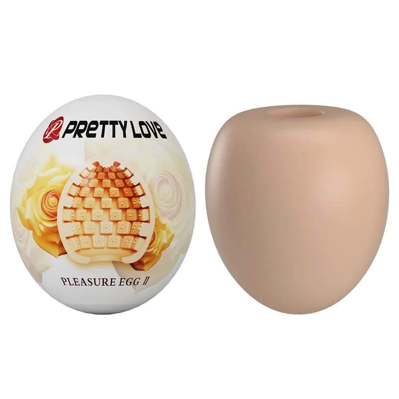 Huevo Masturbador Pleasure Egg II Naranja · PRETTYLOVE · Masturbadores Él — photo 2