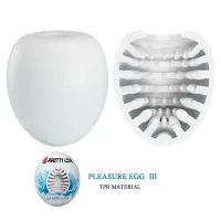 Huevo Masturbador Pleasure Egg III Blanco · PRETTYLOVE · Masturbadores Él