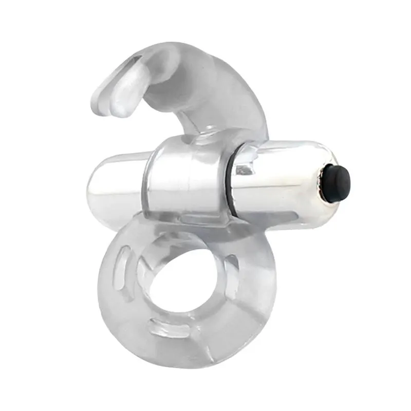 Horizon Anillo Vibrador con Conejito Transparente · LATETOBED · Anillos para el Pene — Foto 2