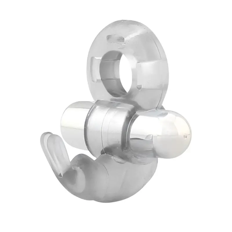 Horizon Anillo Vibrador con Conejito Transparente · LATETOBED · Anillos para el Pene — Foto 4