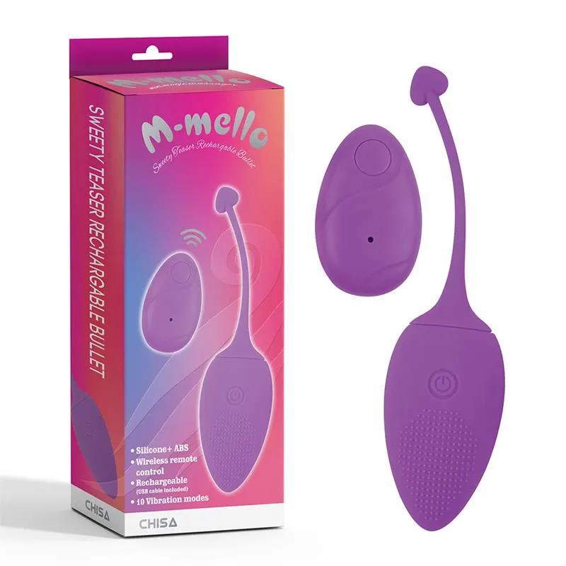 Huevo Vibrador Control Remoto Sweety Teaser USB 5.7 · CHISA · Huevos y Balas Vibradoras