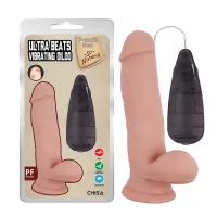 Dildo Vibrador Realista Ultra Beats 6.8 · CHISA · Dildos