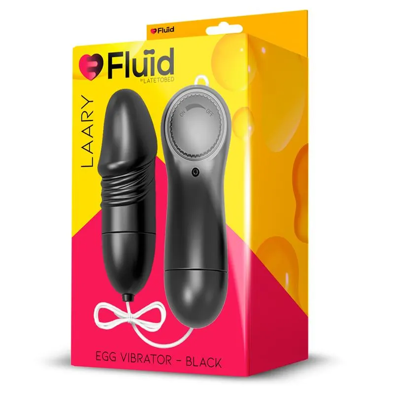 Laary Huevo Vibrador Multi Velocidad Control Remoto Negro · FLUÏD · Huevos y Balas Vibradoras — Foto 6